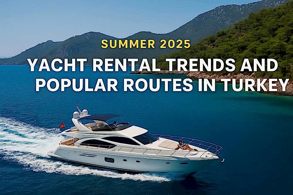 2025 Yazında Türkiye’de Yat Kiralama Trendleri ve Popüler Rotalar